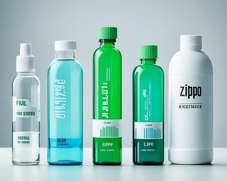 Alternatieven voor Zippo vloeistof