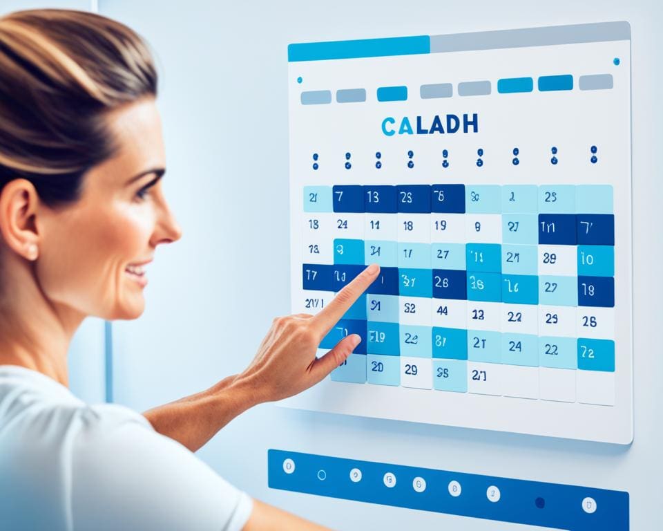 Interactieve Touchscreen Kalender