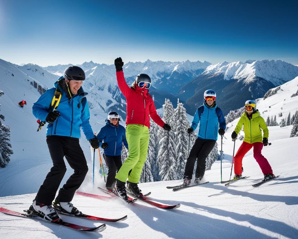 wintersporten in Oostenrijk
