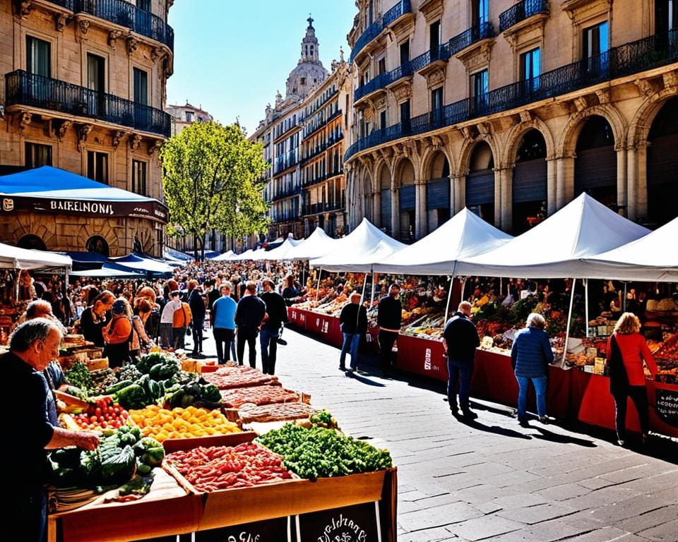 marktbezoek Barcelona