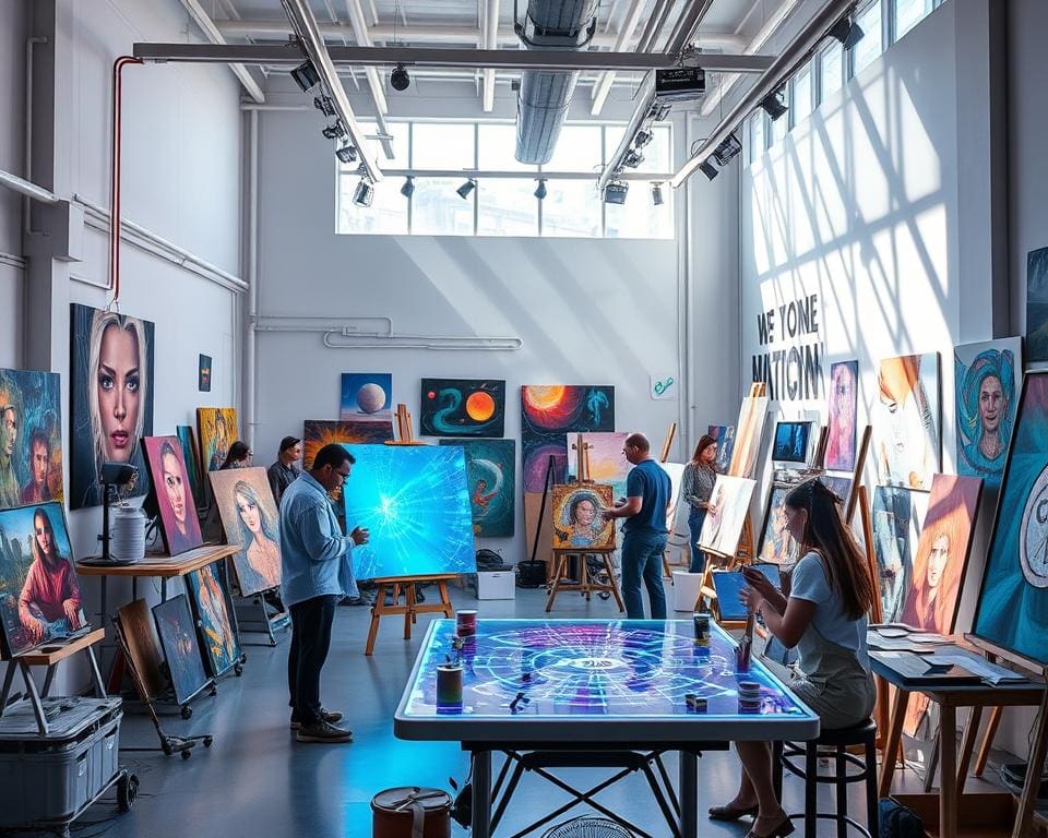 AI in Creatieve Industrieën: Innovatie en Kunst