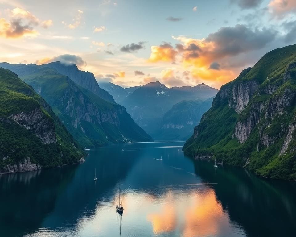 Adembenemende natuur en fjorden in Noorwegen