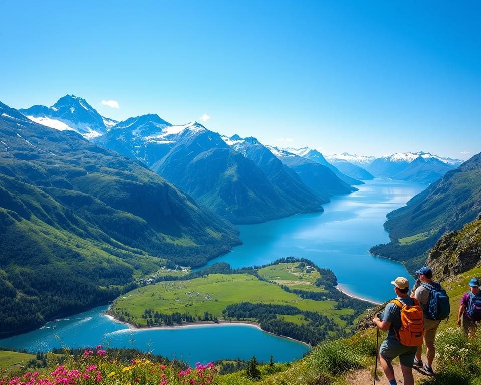 Bewonder de bergen en fjorden van Zuid-Noorwegen