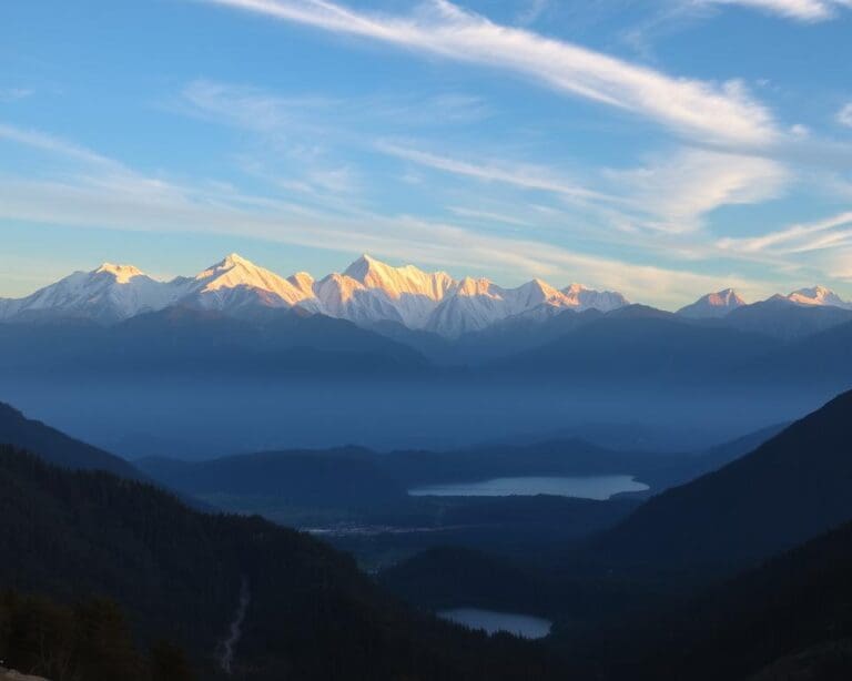 Bewonder de iconische bergen van de Himalaya