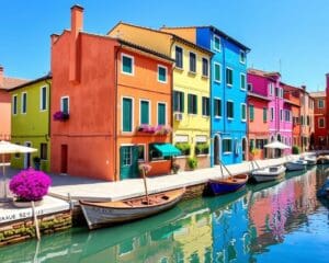 Bewonder de kleurrijke huizen van Burano, Italië