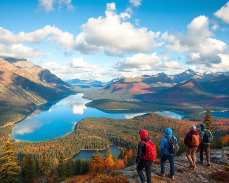 Bewonder de meren van Canada tijdens een trektocht