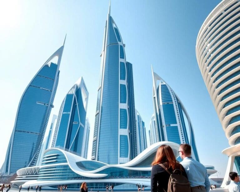 Bewonder de moderne architectuur van Dubai