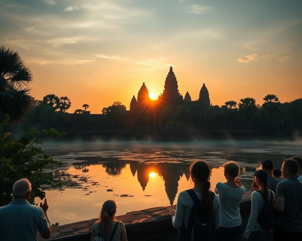 Bewonder de tempels van Angkor Wat, Cambodja