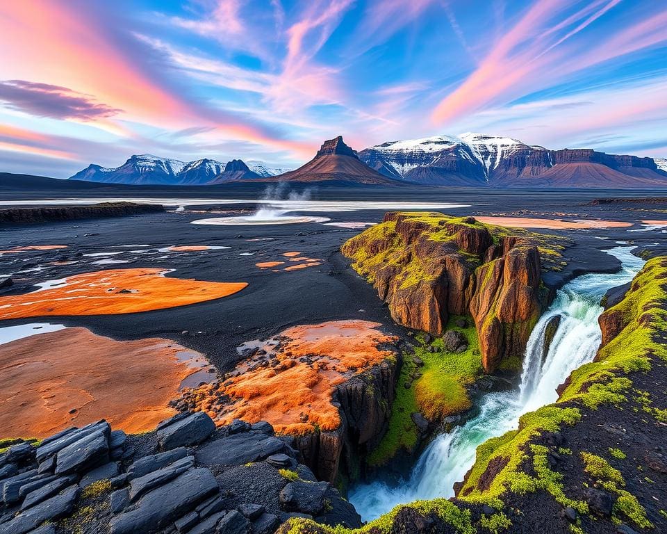 Bewonder de vulkanische landschappen van IJsland