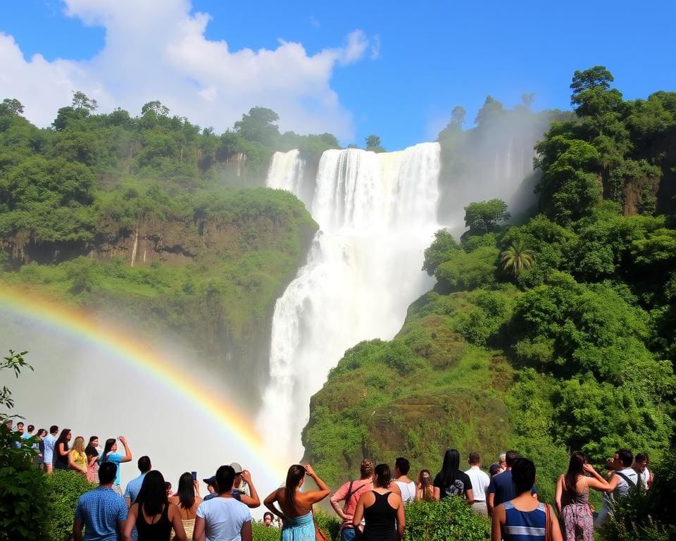 Bewonder de watervallen van Iguazú in Brazilië