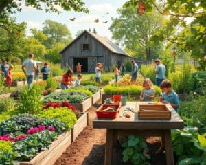 Bezoek een stadsboerderij en leer alles over tuinieren