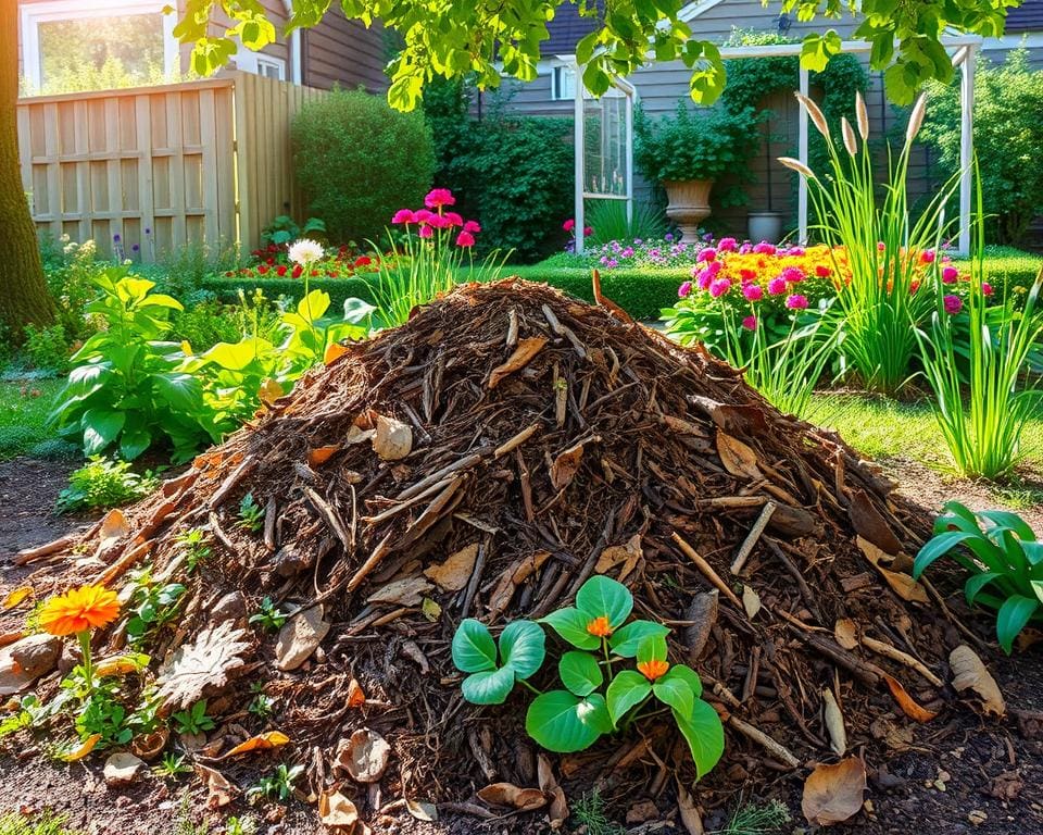 Composteren in de tuin