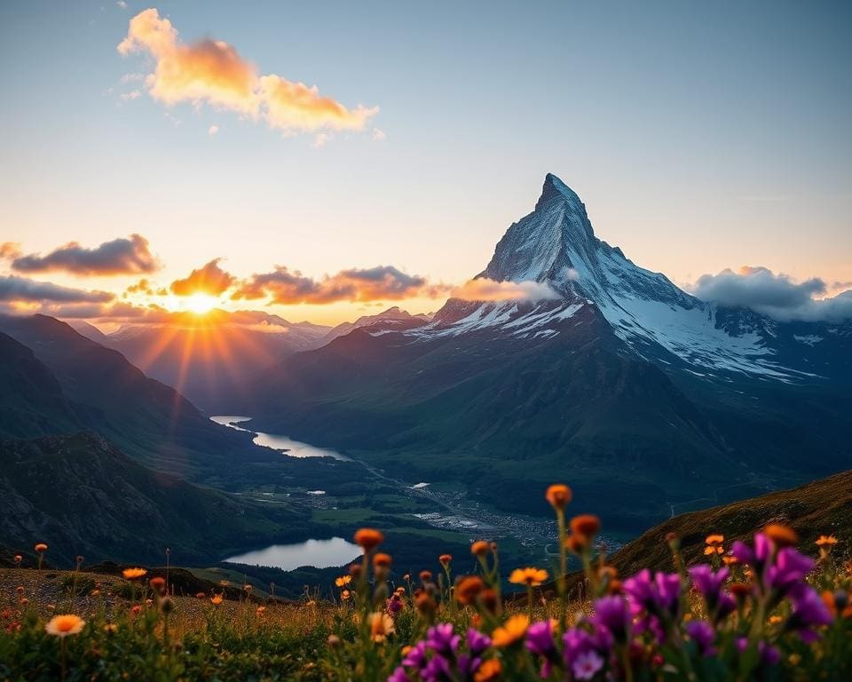 De pracht van de Matterhorn bergen