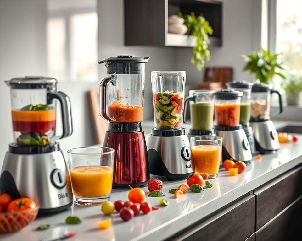 Elektrische blenders voor soepen, smoothies en meer