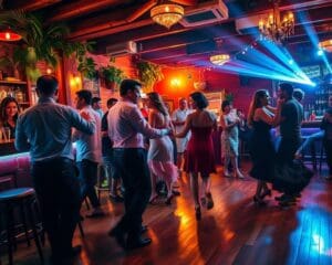 Ga naar een salsa workshop in een gezellige bar