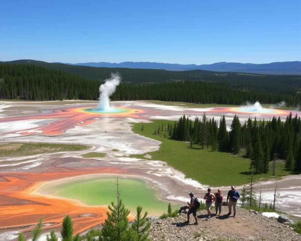 Geniet van de natuur in het Yellowstone National Park