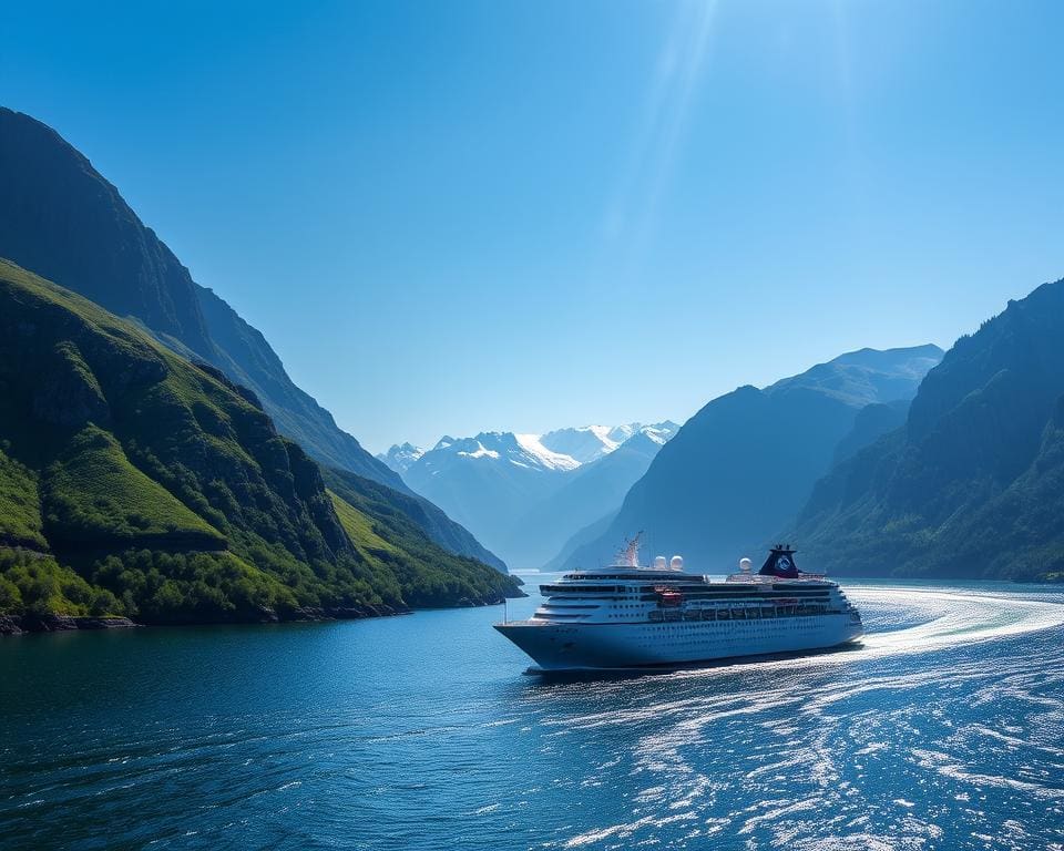 Geniet van een cruise langs de kust van Noorwegen