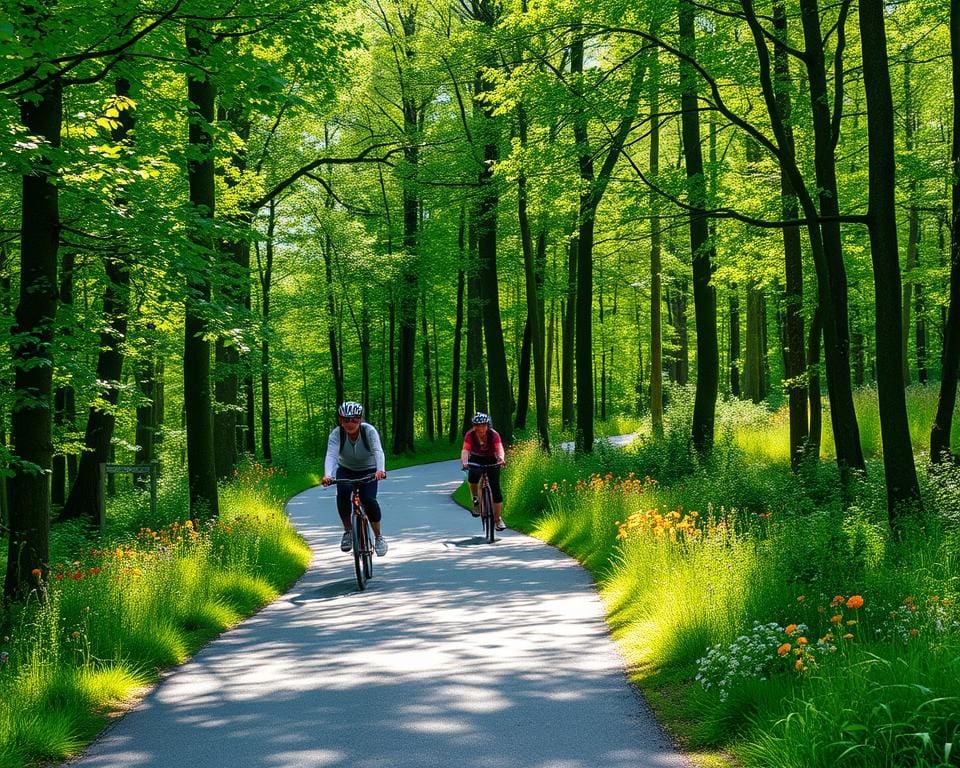 Geniet van een fietstocht door de bossen van Denemarken