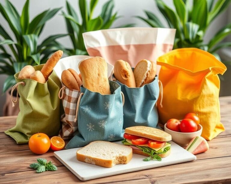 Herbruikbare broodzakken voor een plasticvrije lunch