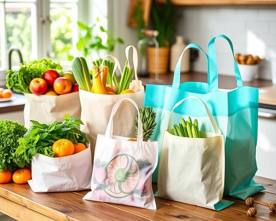 Herbruikbare vershoudzakjes voor groenten en fruit