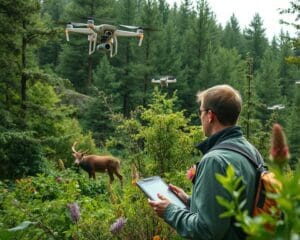 Hoe drones natuurbescherming ondersteunen