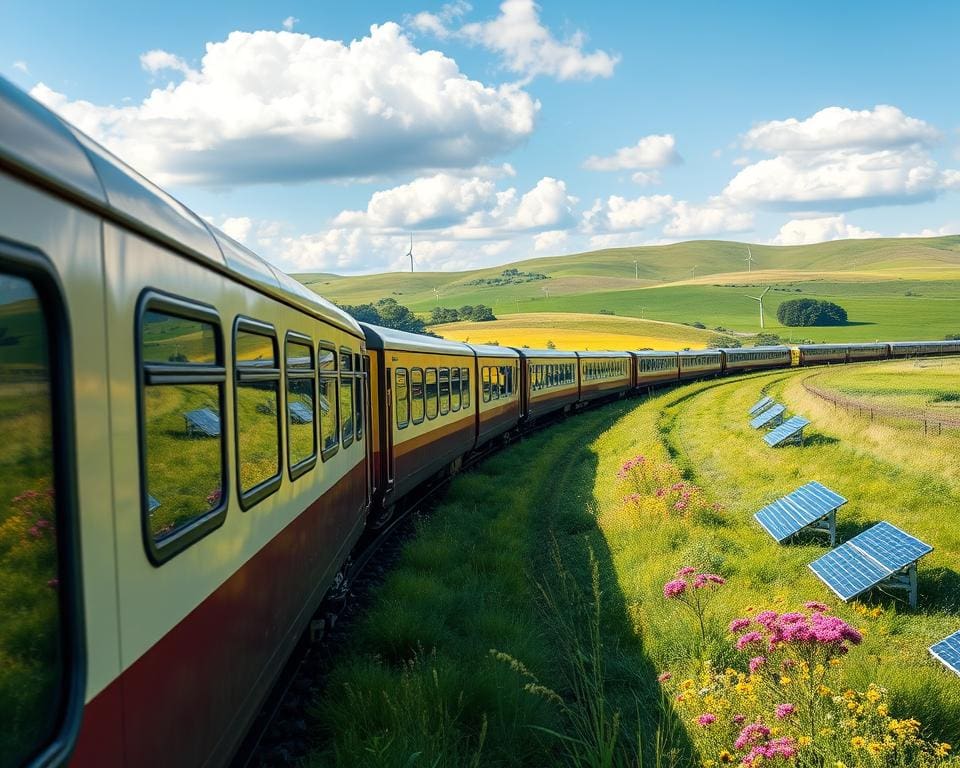 Hoe je duurzaam kunt reizen met de trein