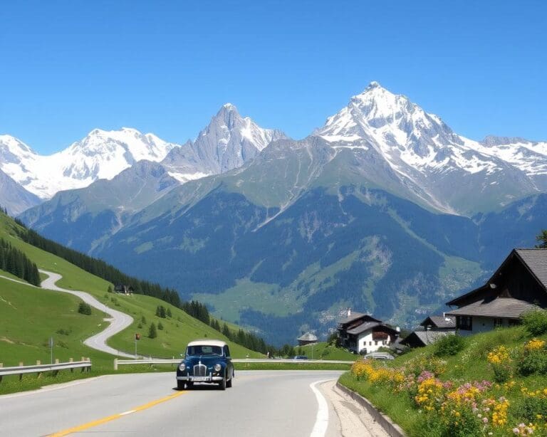 Maak een roadtrip door de Zwitserse Alpen