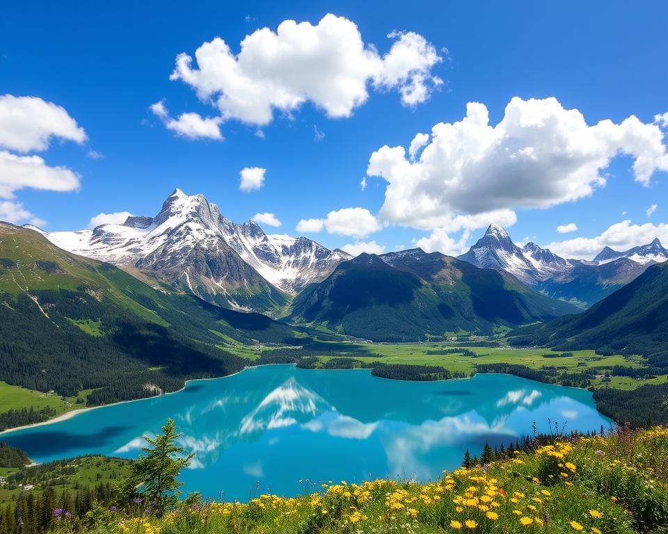 Natuurlijke schoonheid Alpen