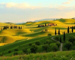 Ontdek de groene heuvels van Toscane, Italië