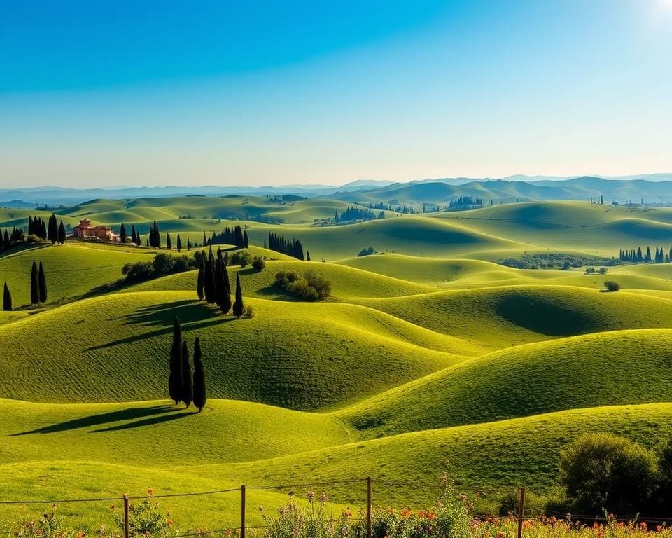 Ontdek de groene heuvels van de Toscane