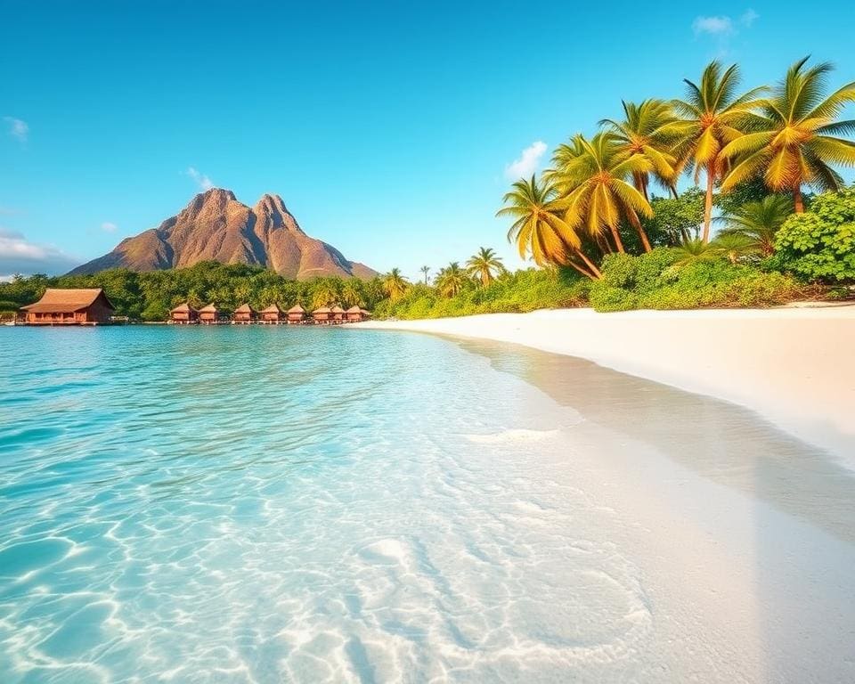 Ontspan op de witte stranden van Bora Bora