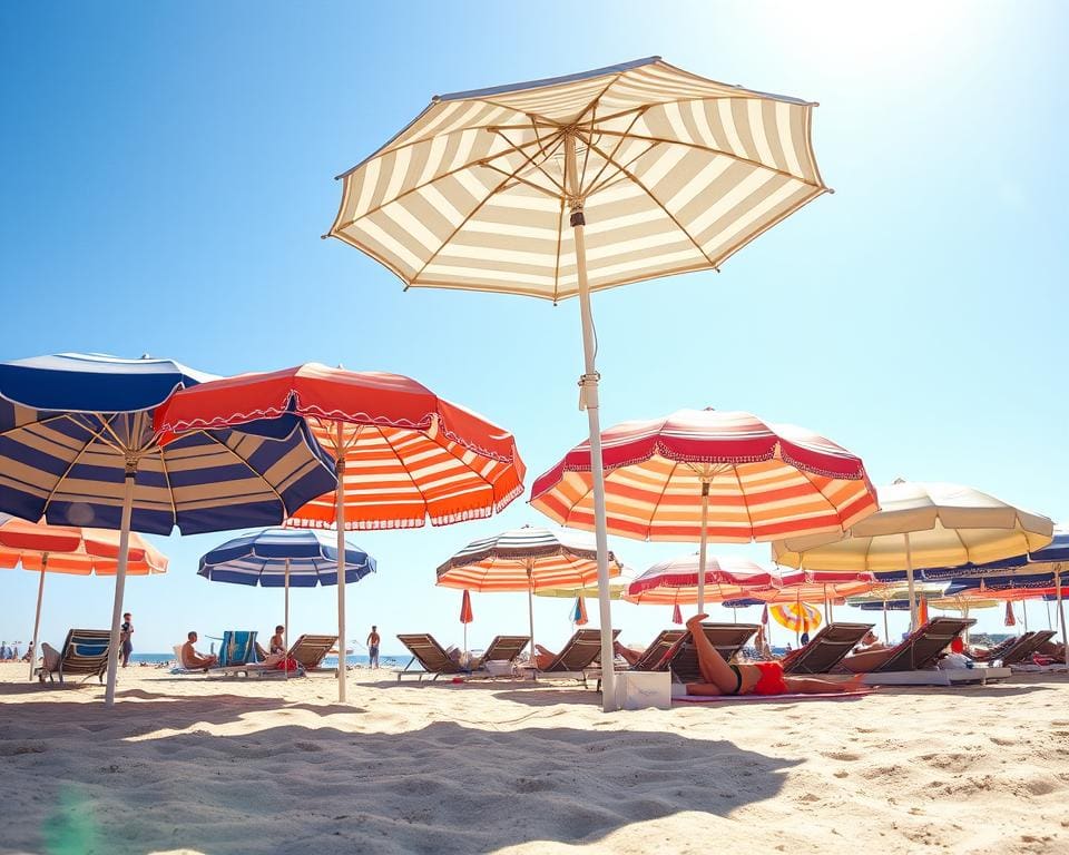 Opvouwbare parasols met UV-bescherming voor zonnige dagen