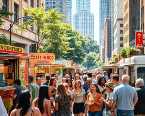 Probeer een foodtruck tour door de stad met vrienden