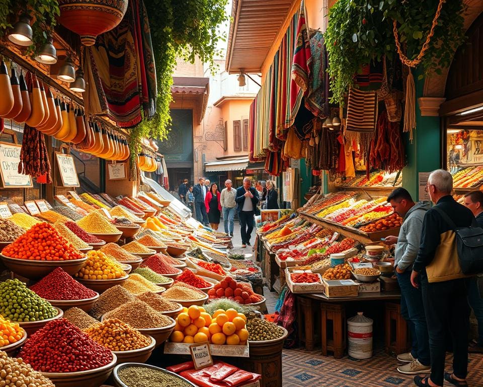 Proef de smaken van de markt in Marrakech