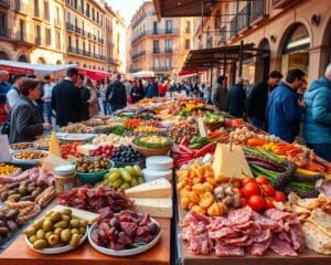 Proef de verse tapas op de markten van Madrid