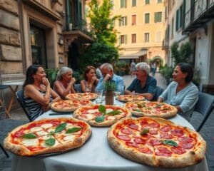 Proef de wereldberoemde pizza's van Napels