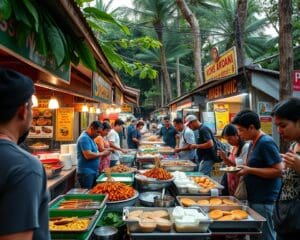 Proef traditionele streetfood in Kuala Lumpur