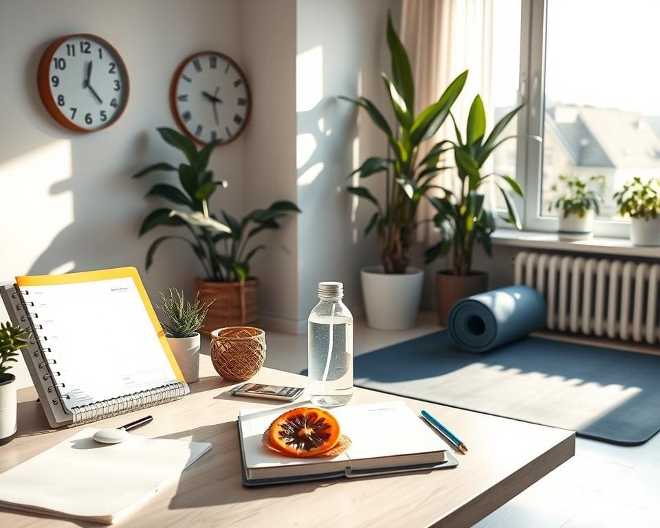 Routine en discipline voor gezonde gewoonten