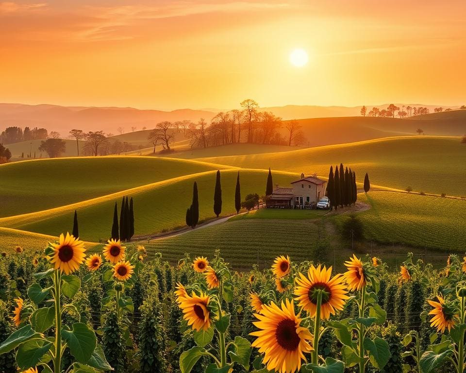 Toscaanse landschappen bewonderen