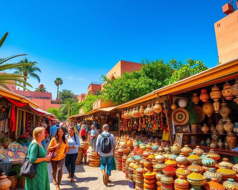 Verken de kleurrijke markten van Marrakesh, Marokko