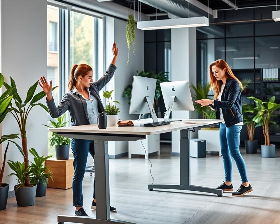 Wat zijn de voordelen van een staand bureau op de werkvloer?