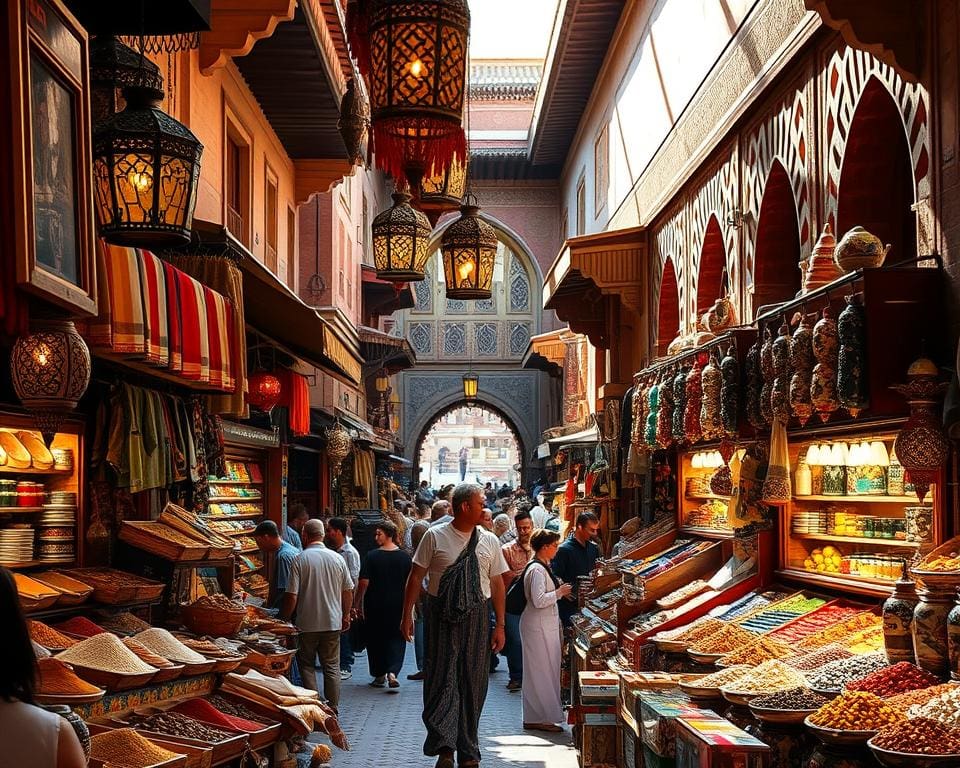 belangrijkste souks Marrakesh