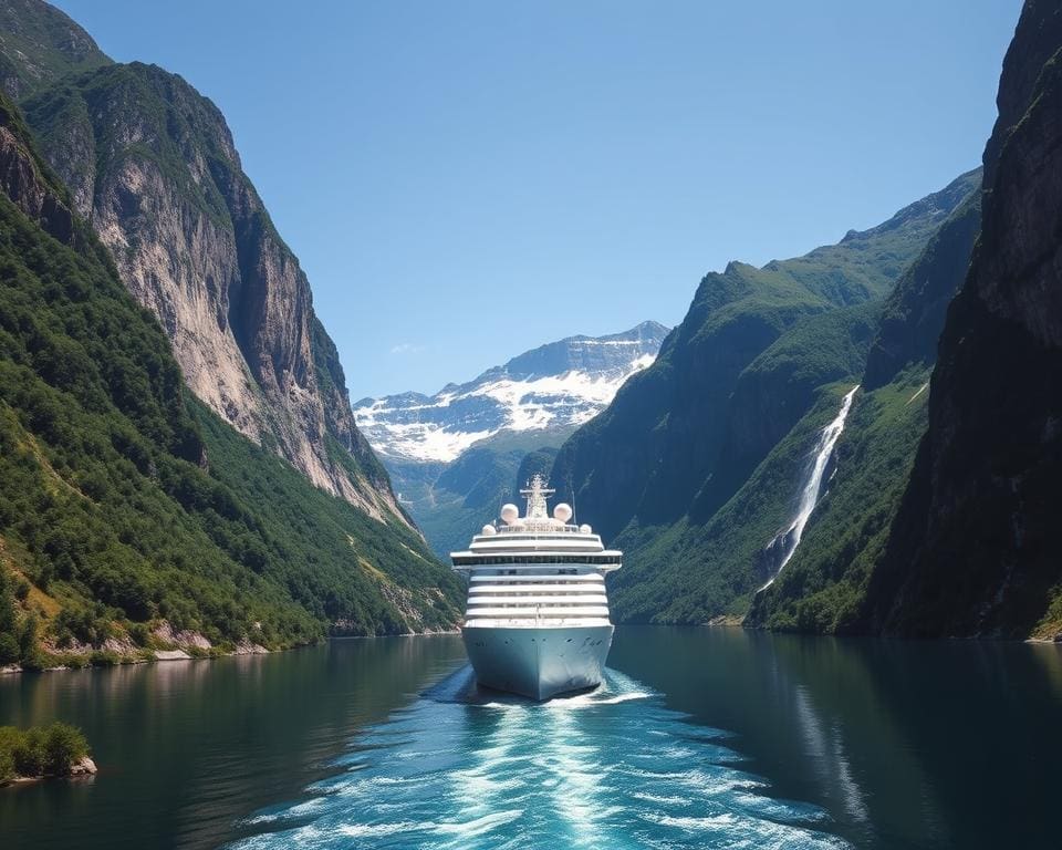 cruises door Noorse fjorden