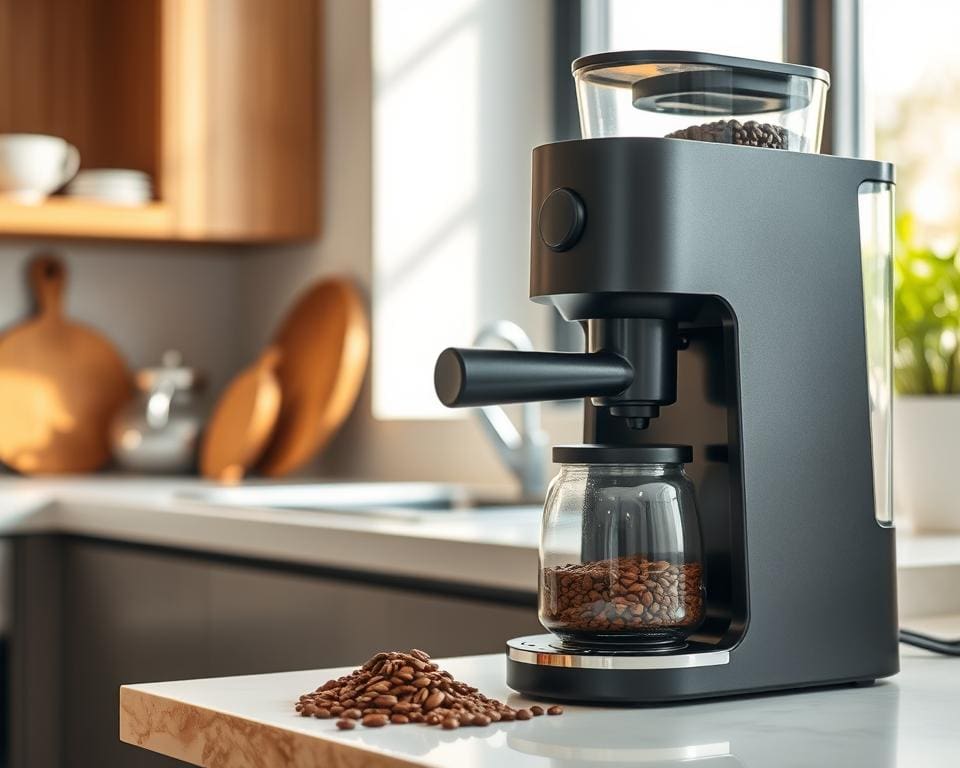 elektrische koffiemachines met ingebouwde molen