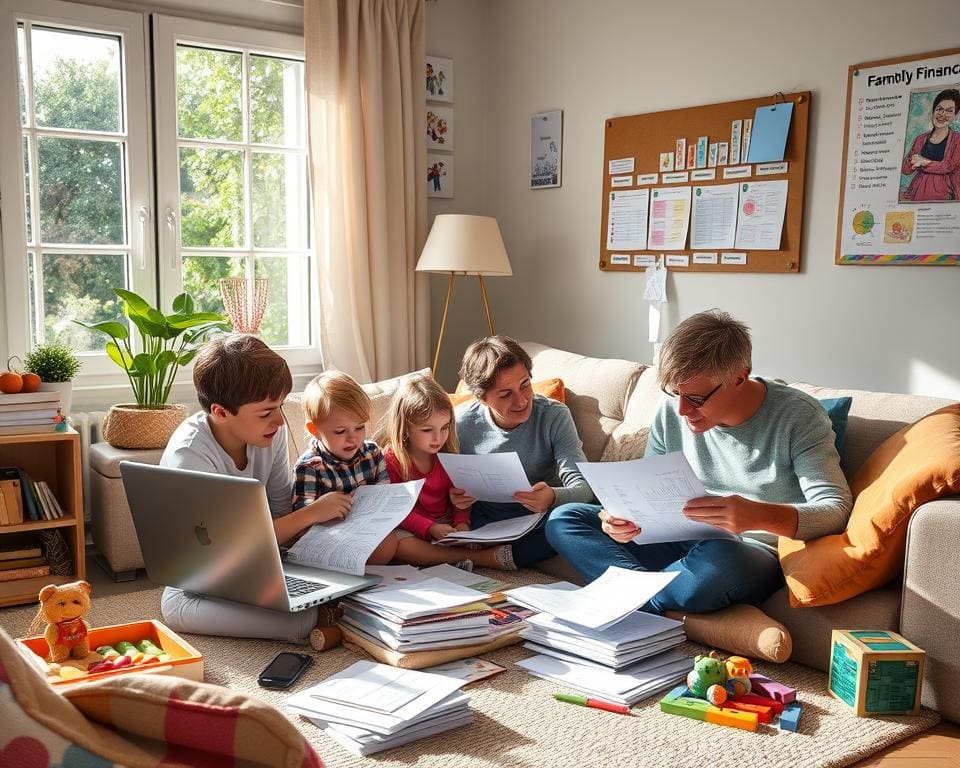 financiën regelen met jonge kinderen