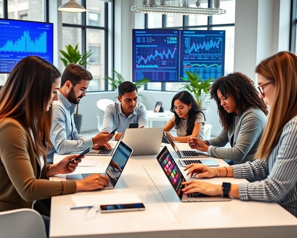 mobiele technologie op werkplekken