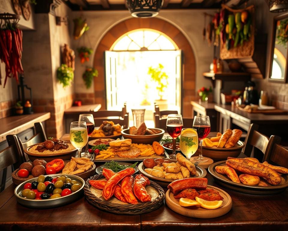 oorsprong van tapas in Spanje