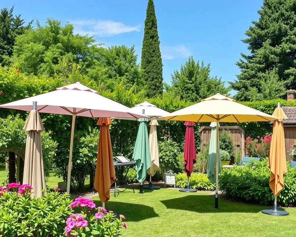 opvouwbare tuin parasol