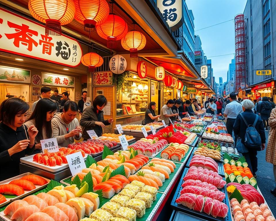 sushi ervaren in Tokio