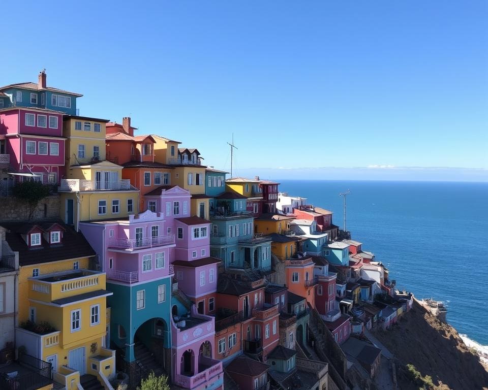 unieke architectuur van Valparaíso